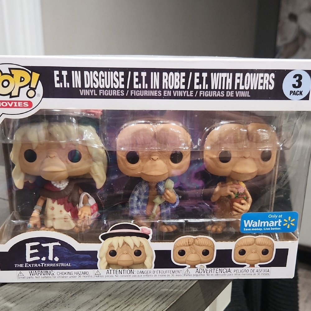 Funko Pop Vinyl Figure E.T Trio Set